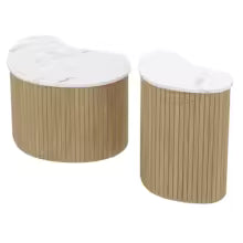 Table basse Moderne et Minimaliste, style scandinave, table d'appoint, grain de marbre, grain de bois, table multifonctionnelle pour salon