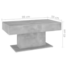 Table Basse Béton Design