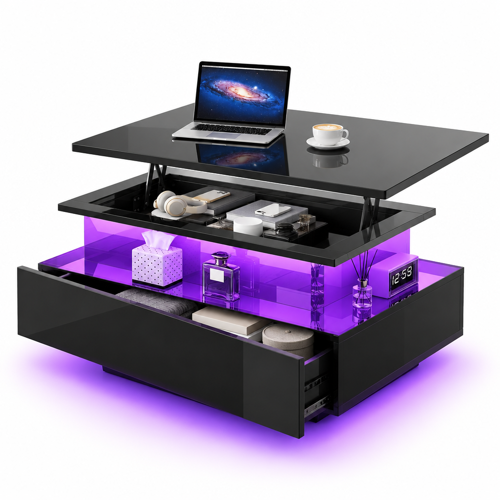 Table Basse LED Moderne