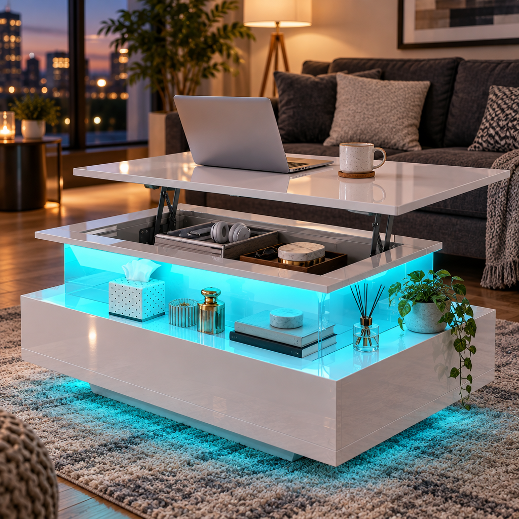Table Basse LED Moderne