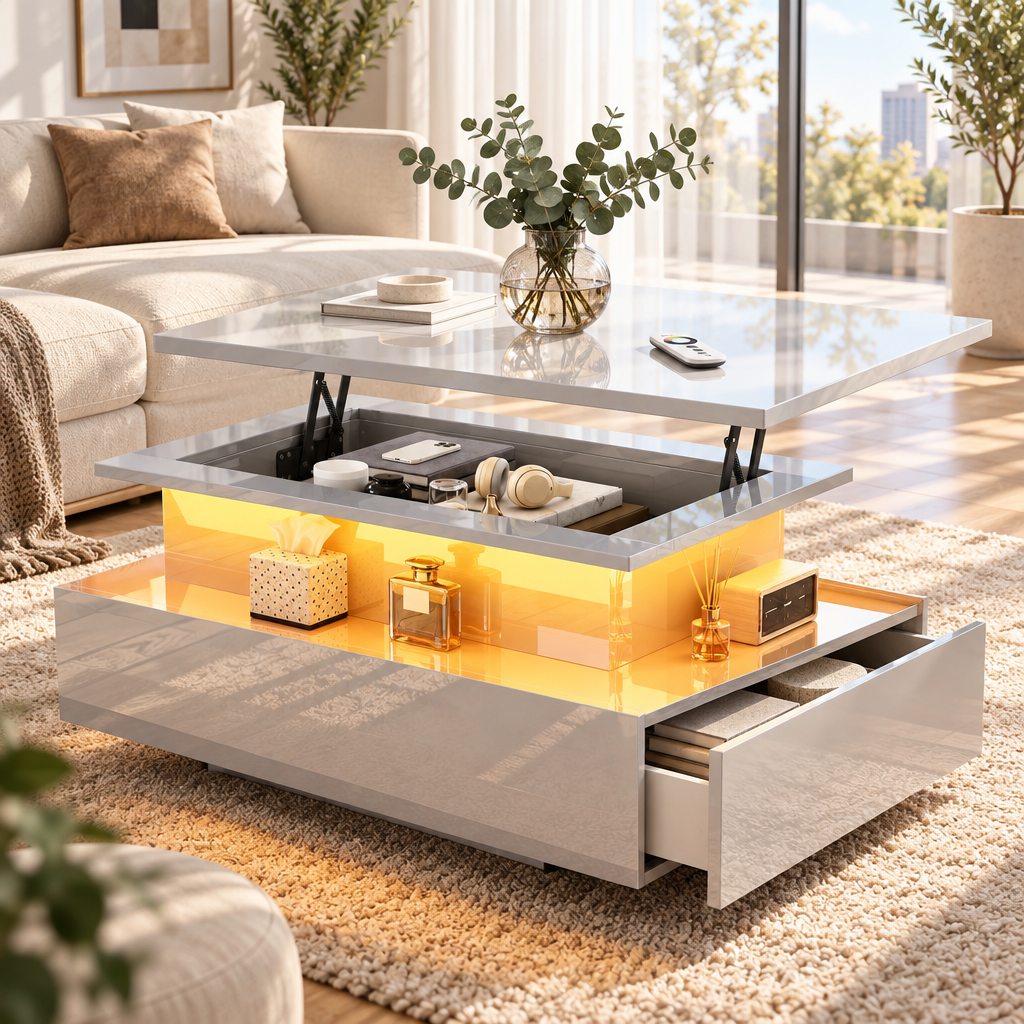 Table basse LED Éclat