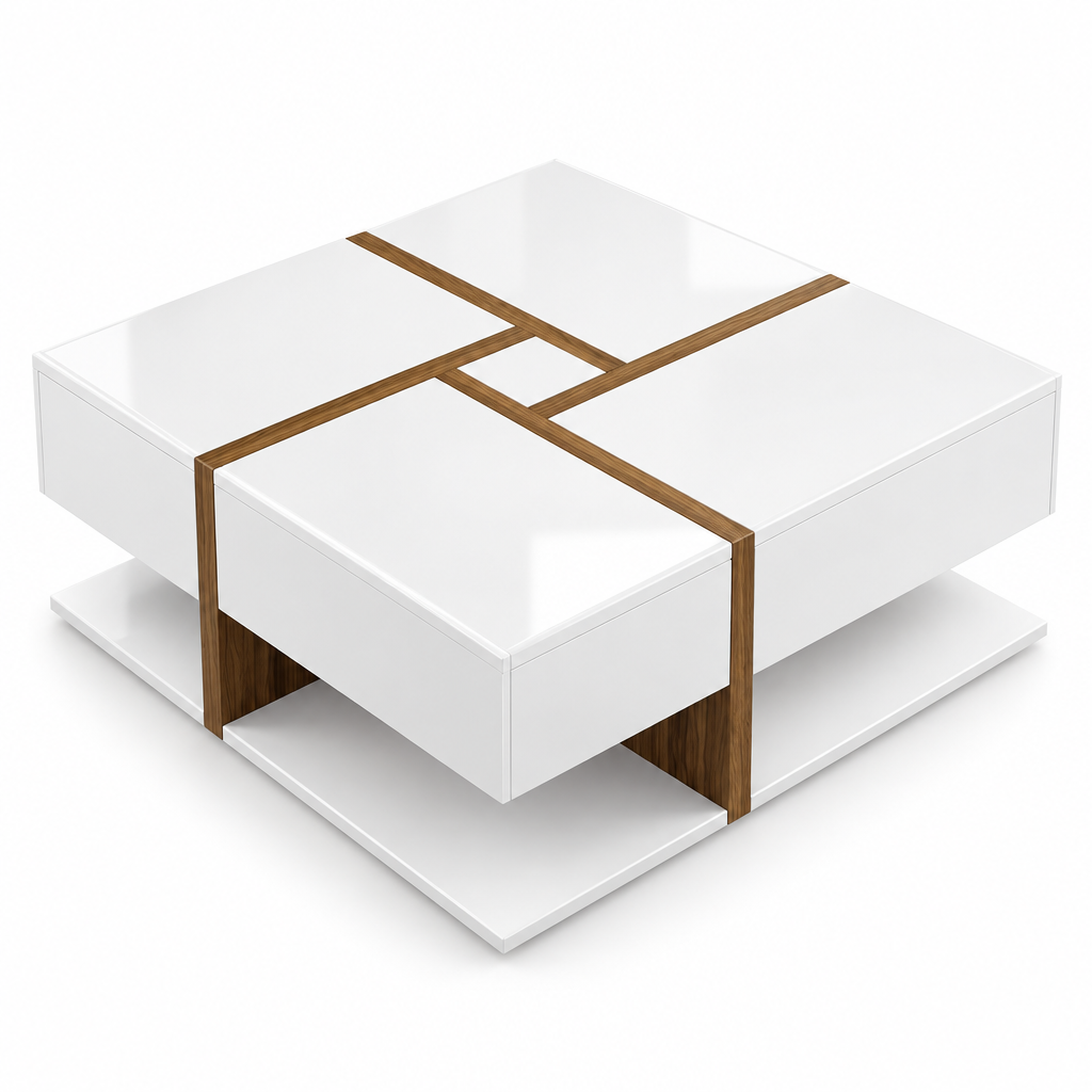 Table Basse Éclat Blanc