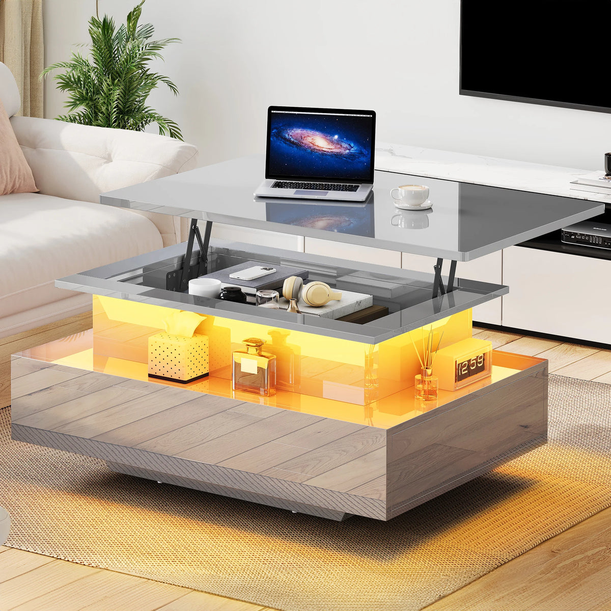 Table Basse LED Moderne