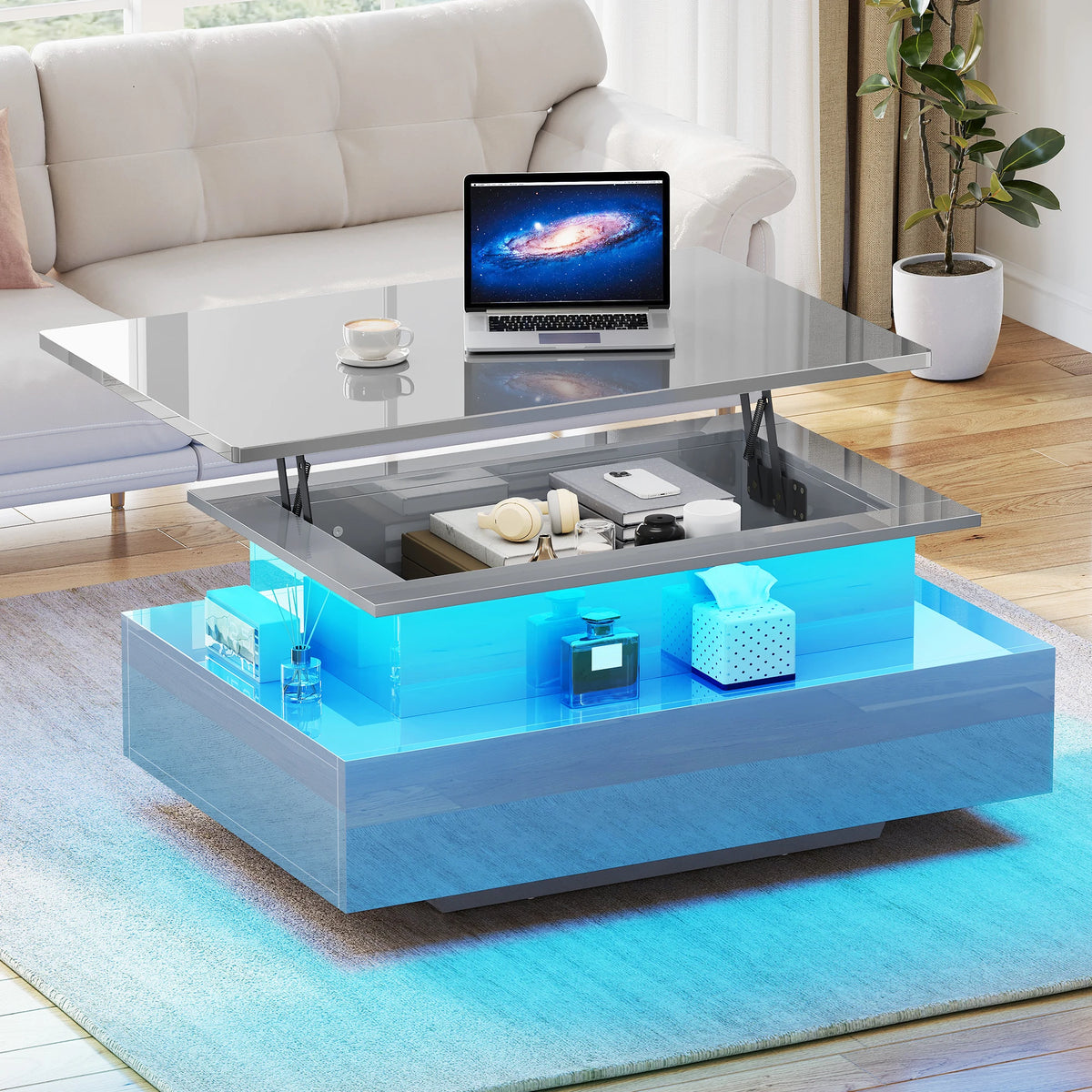 Table Basse LED Moderne